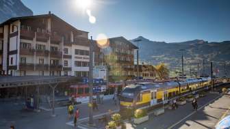 Grindelwald railroad station 